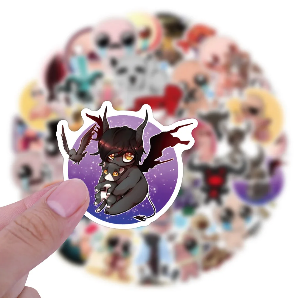 10/50PCS De Binding van Isaac Stickers Adventure Game Sticker DIY Plakboek Bagage Laptop Gitaar Auto Fiets Skateboard Decals speelgoed