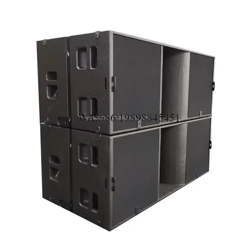 WMWMNU YKS28 Dual 18 Inch DJ Speaker Bass 2700W Professional Big Powerful Subwoofer with Neodymium Magnet 4ohm Impedance