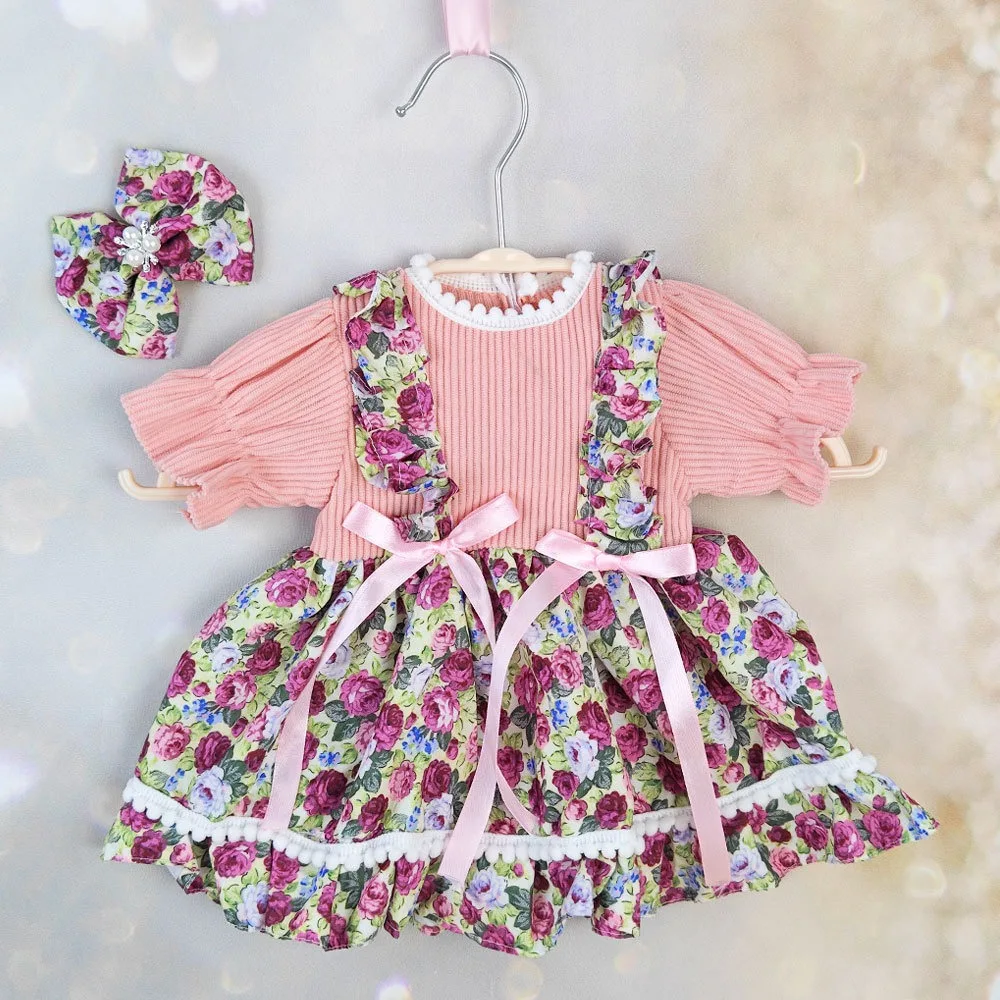Conjunto de ropa para muñecas Reborn de 55cm, apto para vestido grande o camiseta, accesorio para muñecas, niña, niños pequeños, regalo de cumpleaños y Navidad