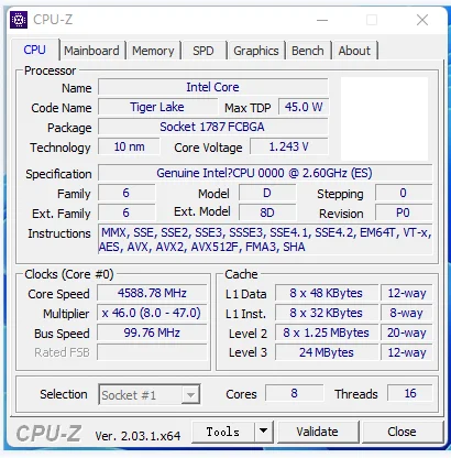 Imagem -05 - Erying-diy Gaming pc Motherboard Kit com Cpu Onboard 11th Core 2.6ghz Semelhante a i9 11900h Pcs 8gb 3200mhz 512gb Nvme M.2