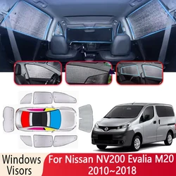 8X Sun Shade For Nissan NV200 Evalia M20 2010~2018 2014 2015 Car Windshield Sunshade Heat Insulation Auto Sun Visor Accessories