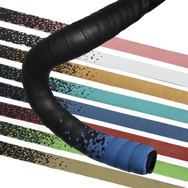 

Bicycle Handlebar Tapes Gradient Road Bike Bar Covers Comfortable Non-Slip Speed Racing Handles Wrapper Cycling Handle Bar Cuffs