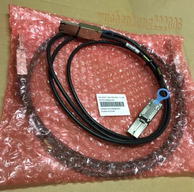 

Для кабеля HP SAS Min-Min 2M 1X Кабель AE470A 430066-001 Кабель для передачи данных, новый