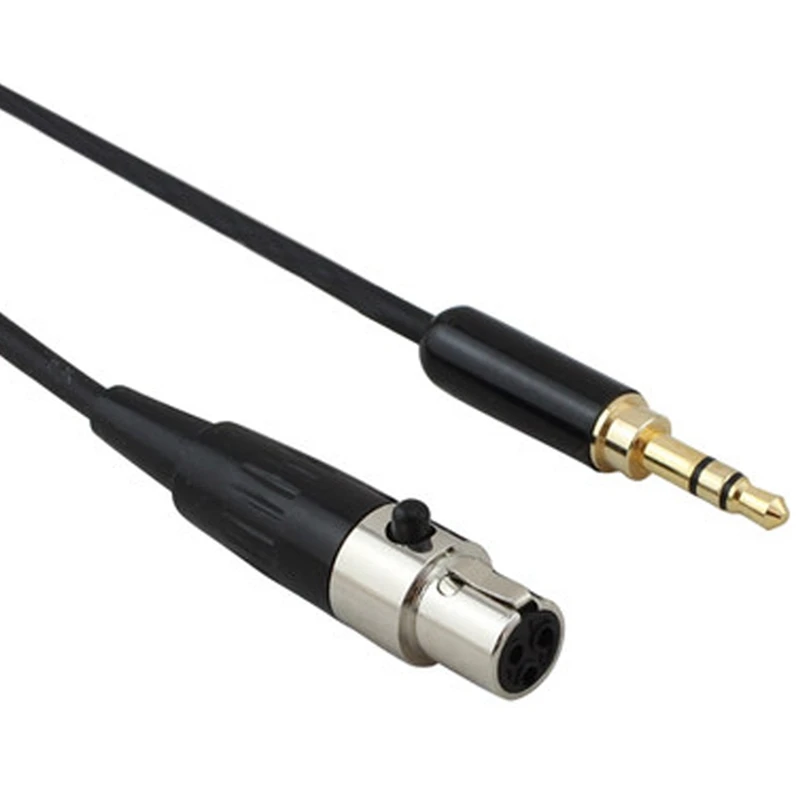B76B 2X 3.5mm Jack to 3Pin Mini XLR Female Audio Cable, 3.5mm TRS Stereo to Mini XLR for Microphone Mixer
