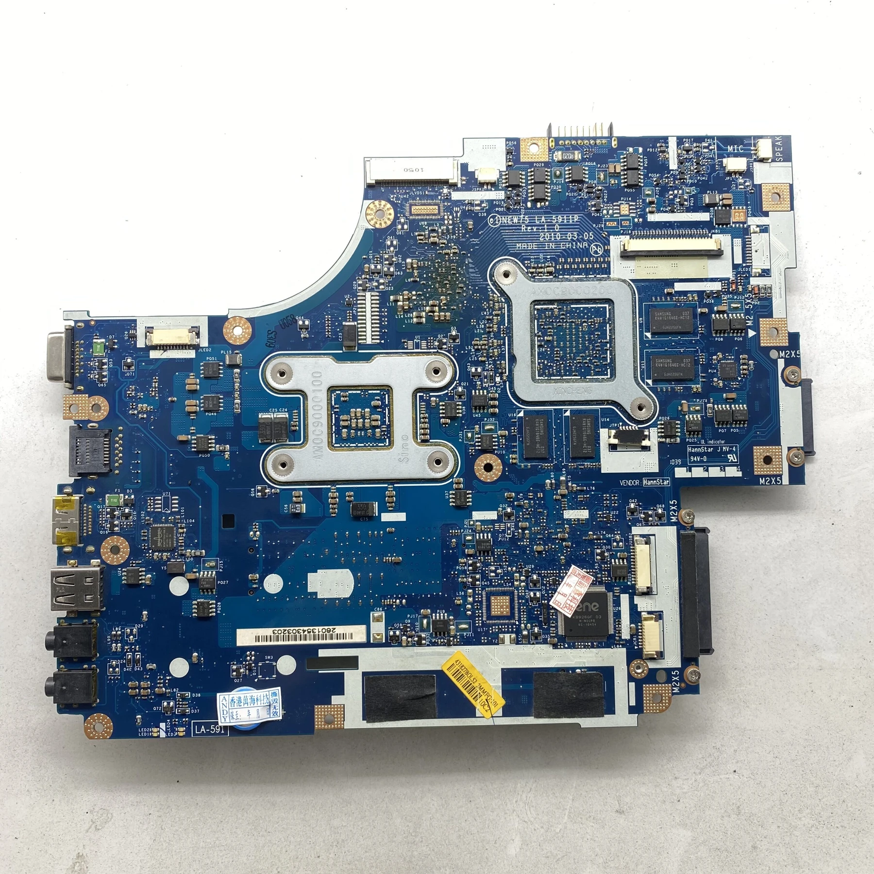 

MBWVF02001 NEW75 LA-5911P Mainboard For Acer Aspire 5551 5551G 5552 5552G Laptop Motherboard With 216-0810005 GPU DDR3 100% Test