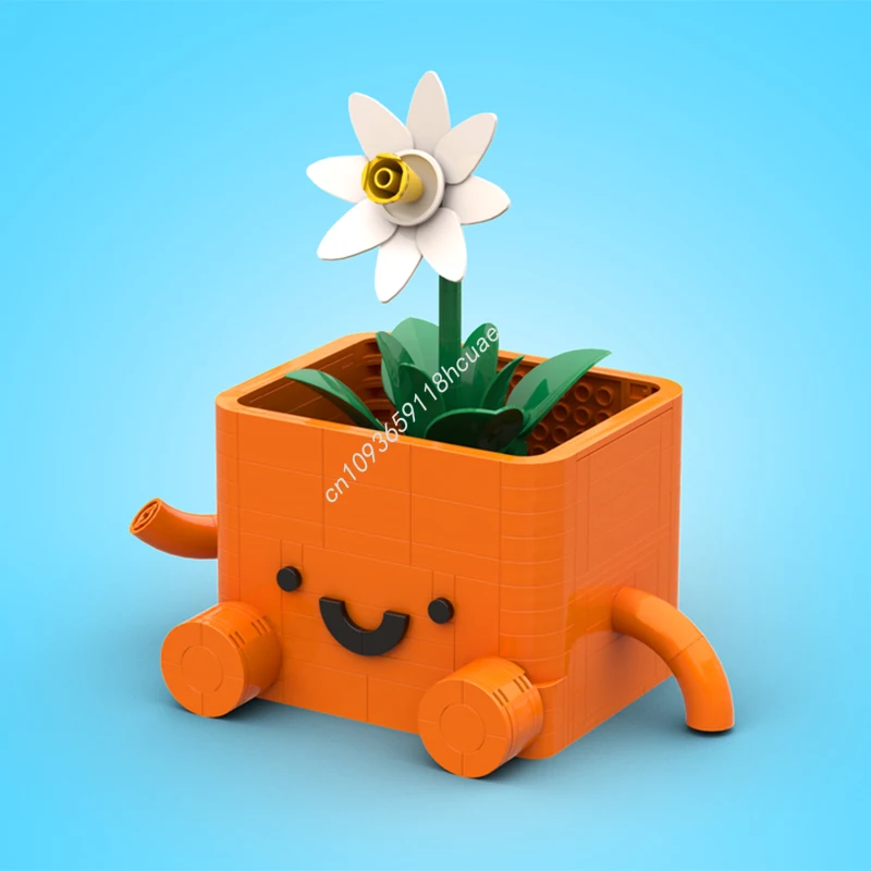 

431pcs MOC Big Happy Plant Building Blocks Constructing Plastic Educational Creative Learning Christmas toy Gift