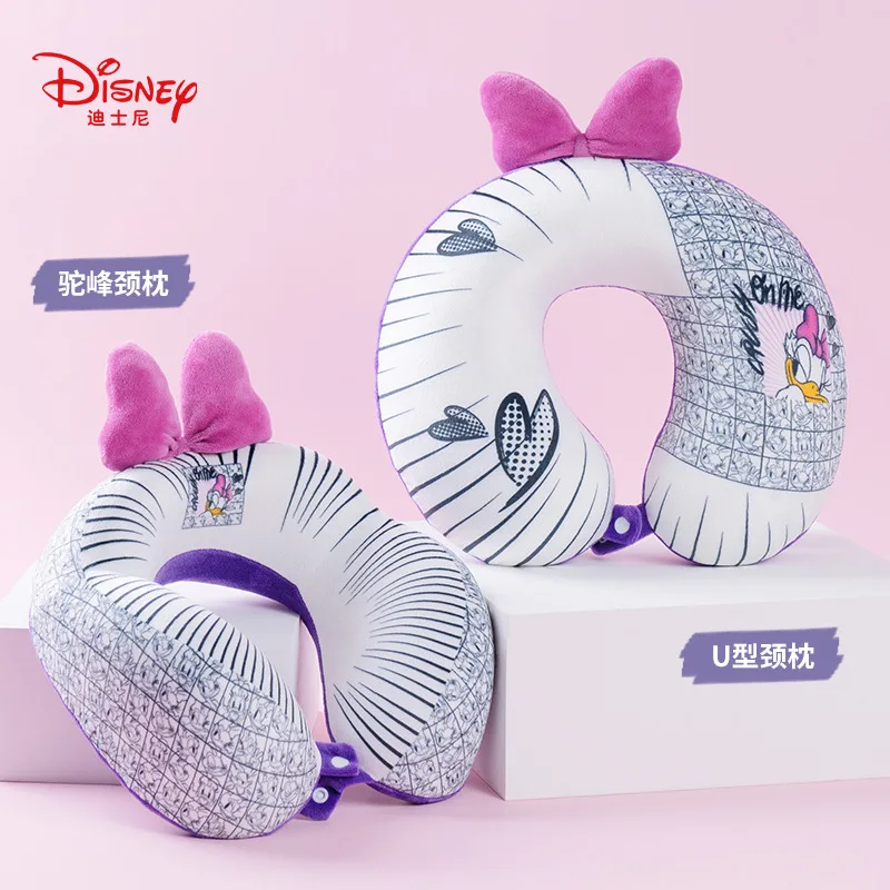 Disney Mickey Mouse Lotso Donald Duck U Shaped Pillow Kawaii Cartoon Anime Lunch Break Esports Neck Pillow Child Birthday Gift