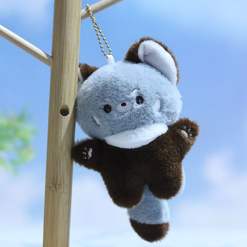 Cute Raccoon Pendant Plush Toy Little Fox Doll Bag Pendant Doll Keychain Accessories