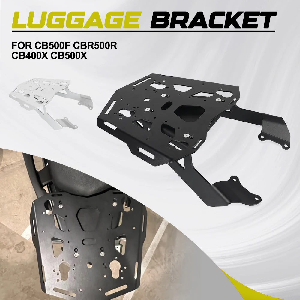 Rear Luggage Rack Cargo Holder Top Box Carrier Shelf Bracket Accessories Rear Fender For Honda CB500F CBR500R CB400X CB500X