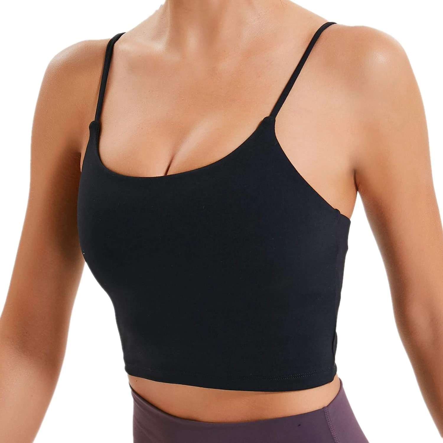 Comfortable Lemedy Women's Padded Sports Bra for Intense Fitness Workouts and Running - Breathable Yoga Tank Top for Active Wome