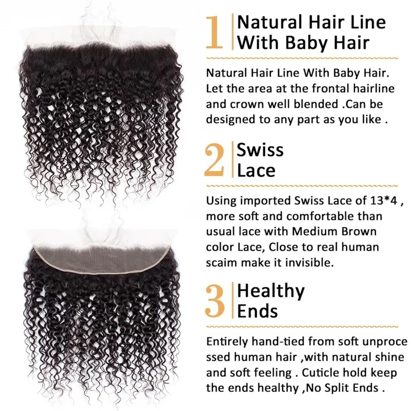 جودة عالية 13x4 الدانتيل أمامي غريب شعر بشري مجعد 8-22 بوصة اللون الطبيعي كامل اليد النسيج 180% الكثافة