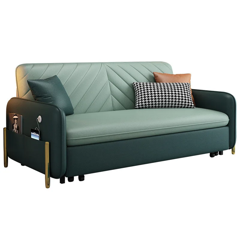 

Technology cloth, dual-use, sofa, bed with storage, living room, double, small apartment, multi-function
