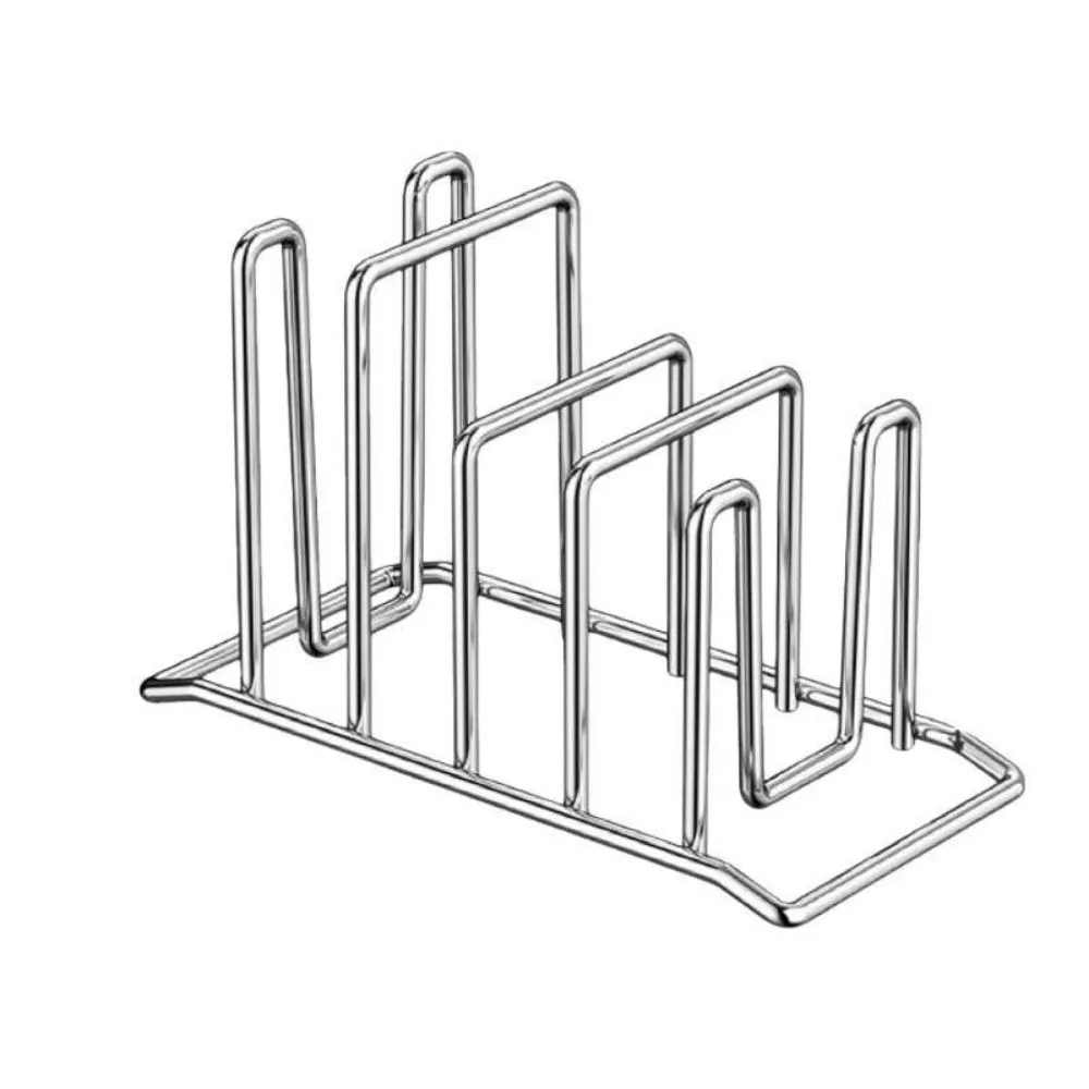 Durable Multilayer Cutting Board Rack Metal Space Saving Cutting Board Rack Shelf Stable Chopping Board Holder Kitchen Supplies