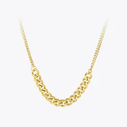 ENFASHION Link Chain Pendant Necklace Women Stainless Steel Gold Color Choker Necklaces Fashion Jewelry Collares 2020 P203078