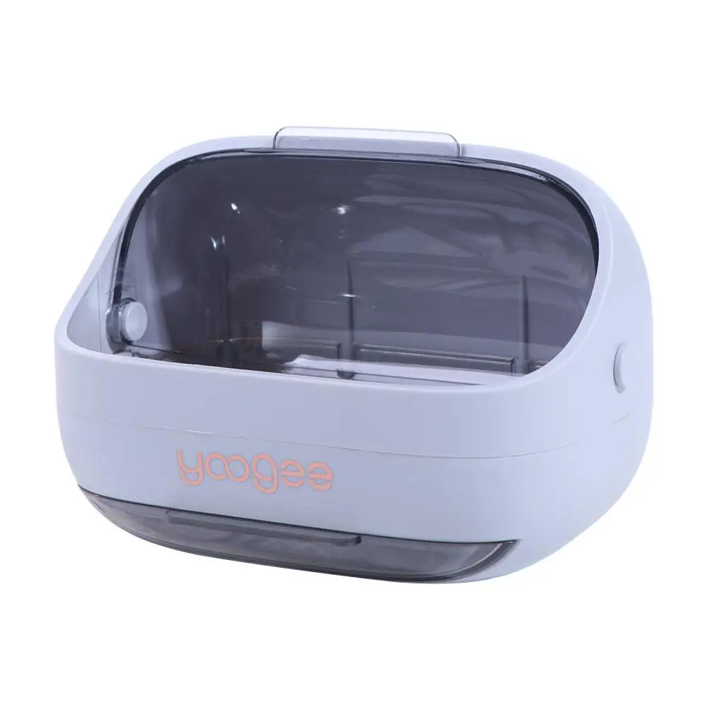 

With Transparent Lid Drain Soap Box free Perforated Wall Mounted Soap Dish Eco Friendly Waterproof Storage Rack Travel Storage