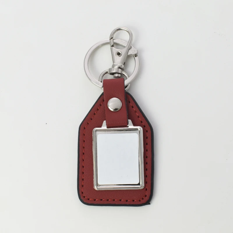 Custom PU Leather Keychains, Personalized Logo/Name/Design Gift