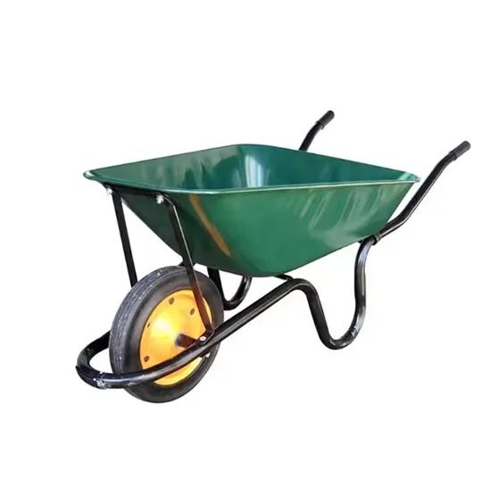 

Тележка-тачка строительная промышленная South Africa Heavy Duty WB3800 с пневматическими колесами 4.00-8, пластиковая, на паллетном основании