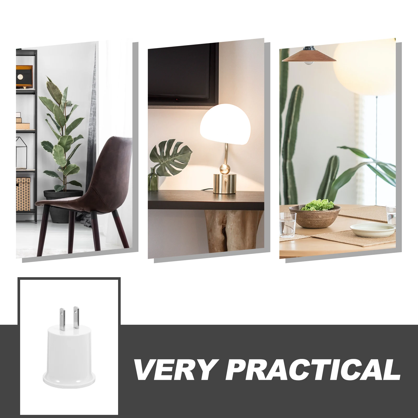 3 قطعة E27 محول مقبس الإضاءة موثوقة ABS النحاس التوصيل إلى E27 لمبة حامل تحويل ل تركيبات إضاءة الجدار E26 مصباح المقبس