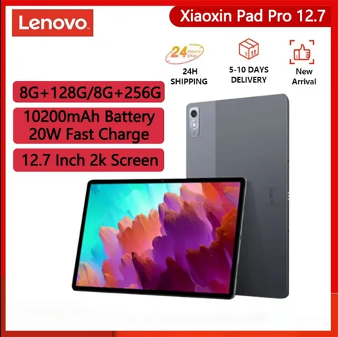 Lenovo Xiaoxin Pad Pro 12.7 inch Original Qualcomm Snapdragon 870 2944*1840 LCD Tablet Screen 144Hz Android 13 Tablets 128G 256G