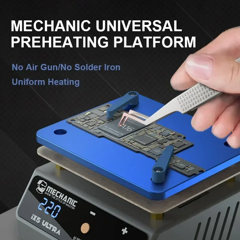 MECHANIC Breakthrough iX5 Ultra Multifunctional Preheating Platform Motherboard Glue Removal Lamination Uniform Heating Machine