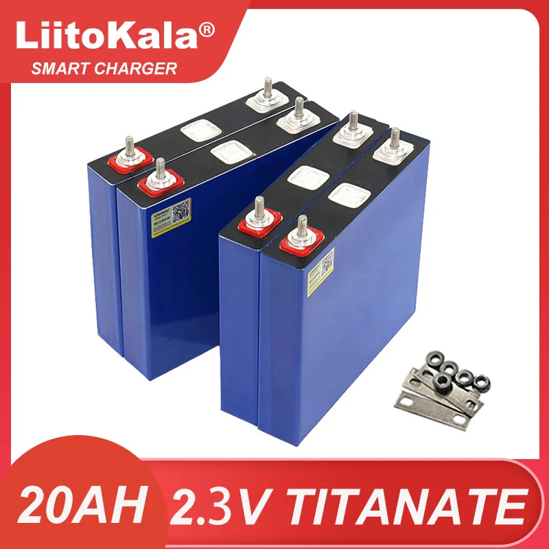 2.3V 20Ah Lithium Titanate battery Original LTO 10C 450A discharge DIY 12V 24V low temperature resistant batteries Tax Free