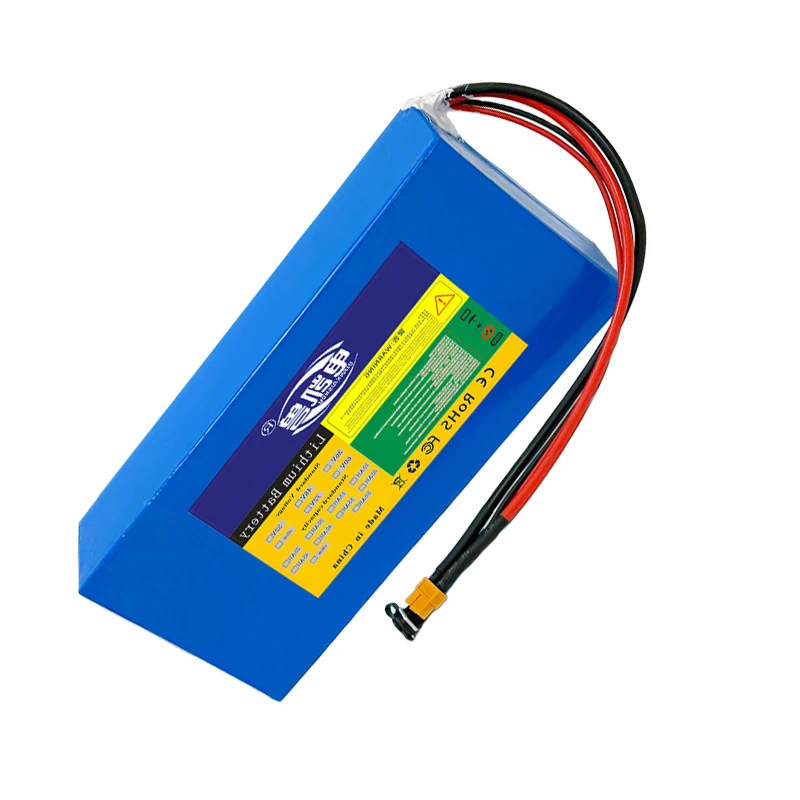 New 48V 45Ah 35Ah 25Ah 15Ah Lithium-Ion Battery Pack Built-In BMS 21700 0-2500W High-Power Electric Tool With +54.6V 5A Charger