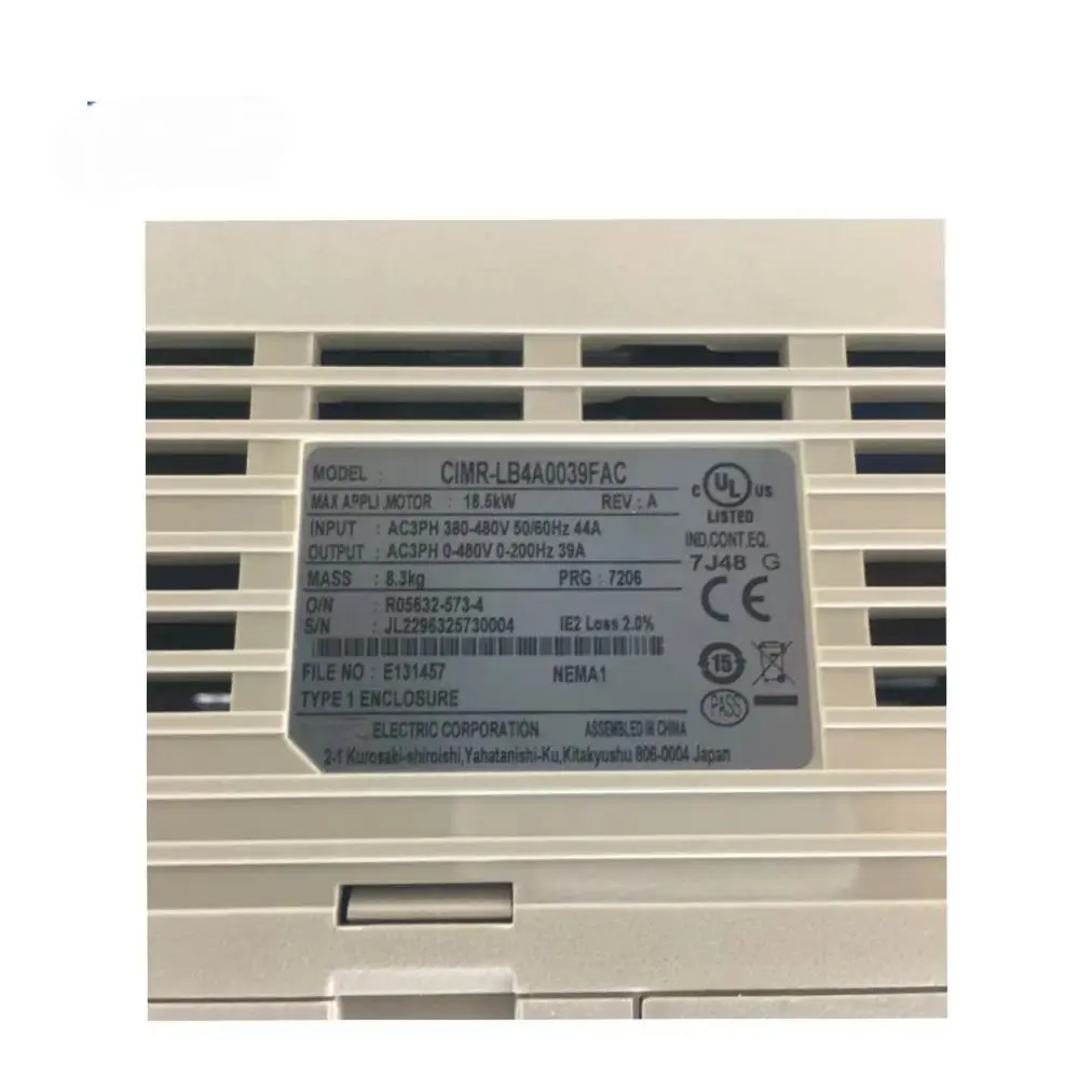 

New CIMR-LB4A0039FAC AC Drive Frequency Inverter CIMRLB4A0039FAC