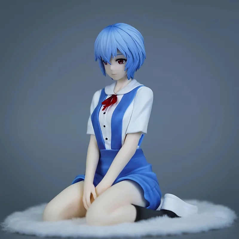 Lingling Boli Doll Decorative Action Figure Beautiful Girl School Uniform Sitting Position Table Animation Toy Collectible