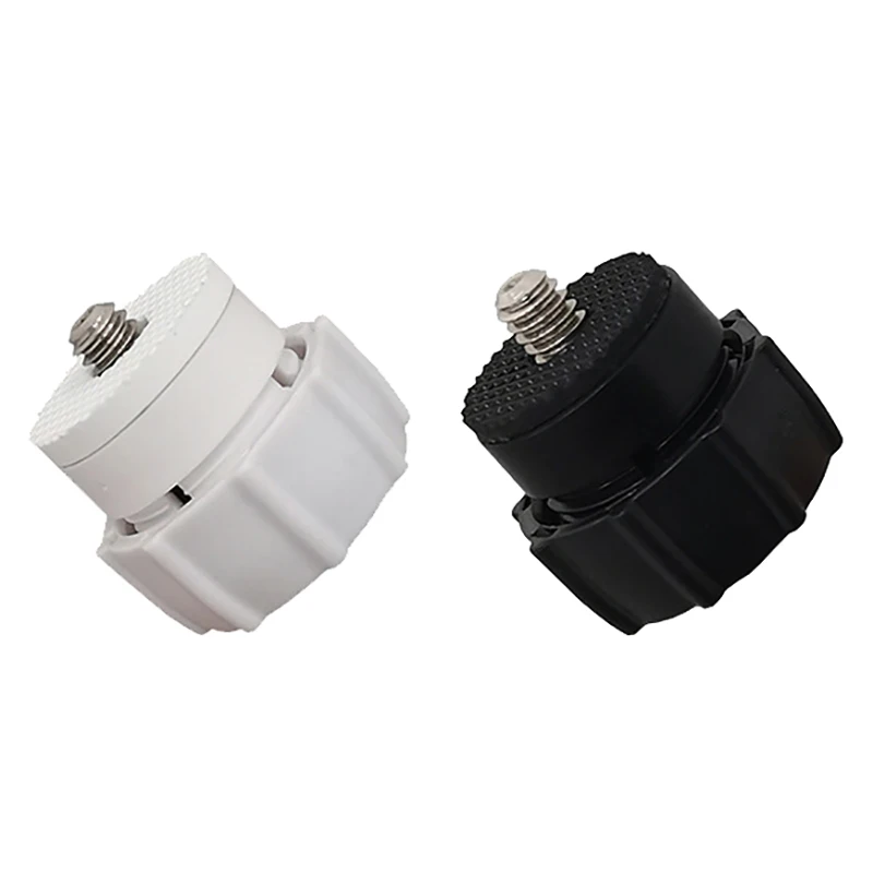 Adaptador de Tornillo 1/4 a Cabeza de Bola de 17mm, Junta de Plástico para Cámaras, Soportes de Coche y Trípodes