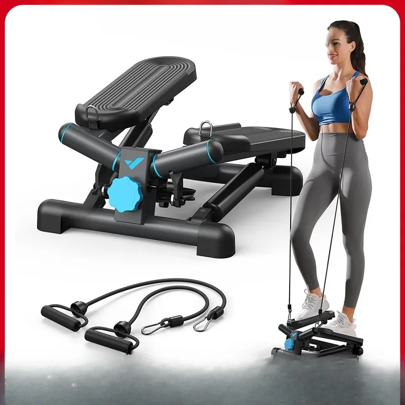 Мини-степпер MERACH для упражнений, степпер для лестницы, мощность 330 фунтов, степпер, тренажеры с эспандером для фитнеса Мини-степпер MERACH для упражнений, степпер для лестницы, мощность 330 фунтов, степпер, тренажеры с эспандером для фитнеса