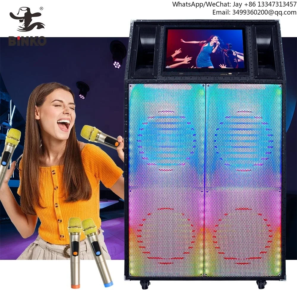 

Популярные на заводе колонки для вечеринок в помещении, четыре 12-дюймовых динамика, супербас, музыкальный плеер, Wi-Fi колонка.