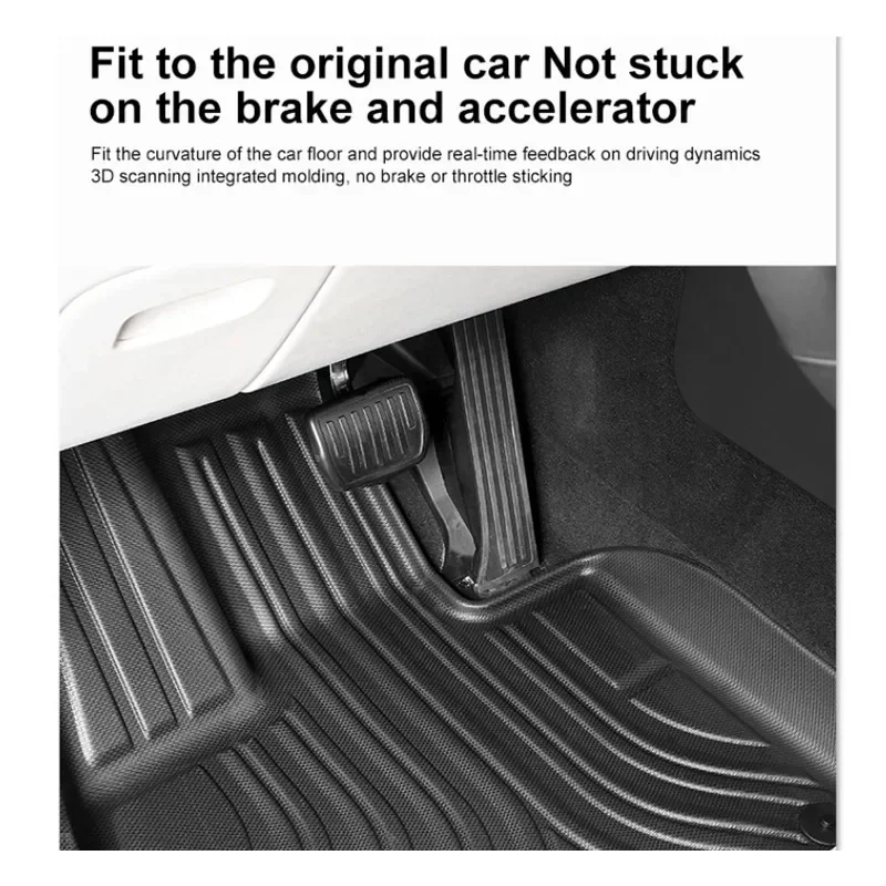 لسوزوكي فيتارا LY ملحقات 2016 2017 ~ 2023 2022 سيارة الكلمة حصيرة TPE جزء القدم TPE الداخلية مقاوم للماء مقاومة للخدش السجاد