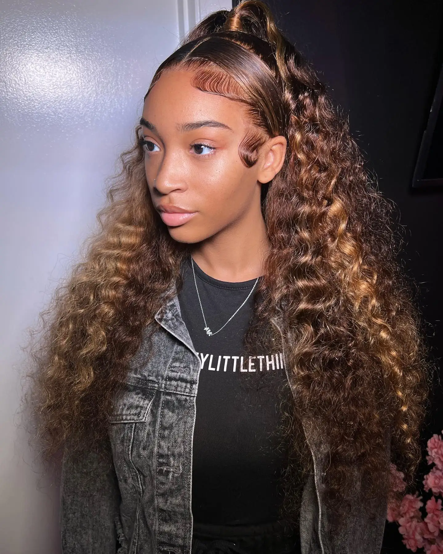 Highlight Deep Wave 13x6 HD Lace Frontal Wig Human Hair 40 42 Inch Honey Blond Curly 13x4 Lace Front Wigs For Women Pre Plucked