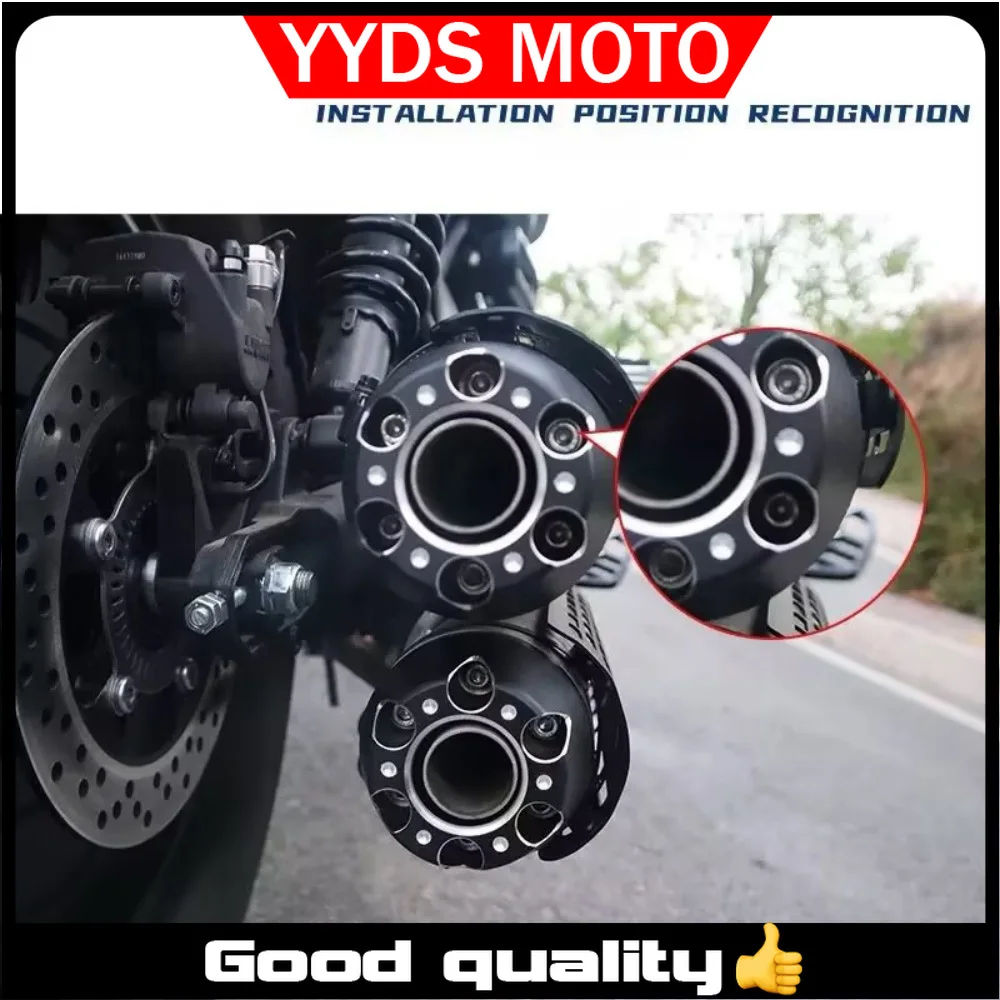 【Good quality】FOR VOGE CU525 CU-525 525CU modified exhaust tail section decorative cover modified accessories motorcycle