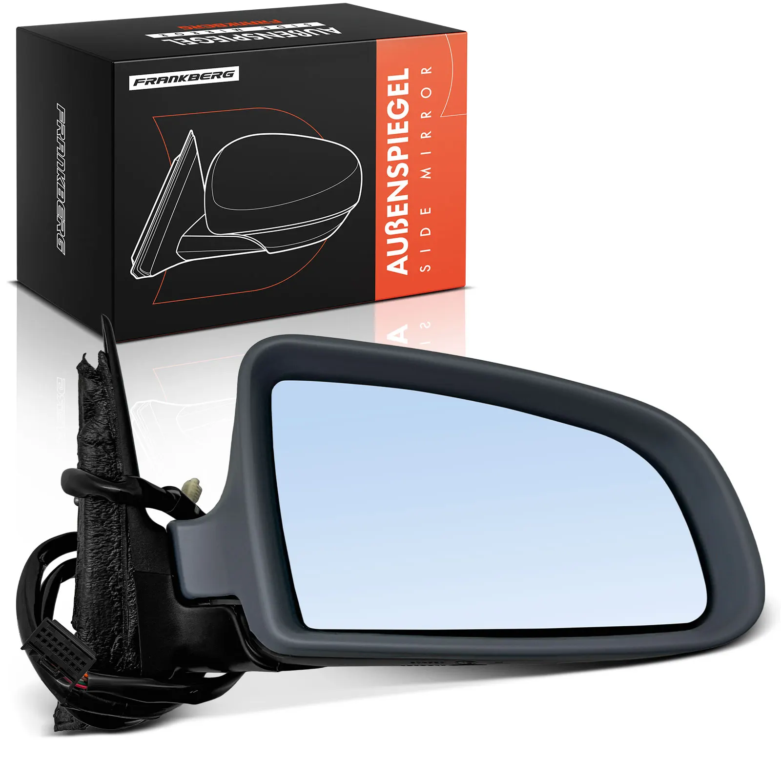 Frankberg 1x Buitenspiegel Rechts voor Audi A4 A4 Avant 8E2 8EC 8E5 8ED Elektrisch 2000-2008 8E0857508B 8E1858532AA01C 8E0857508BGRU
