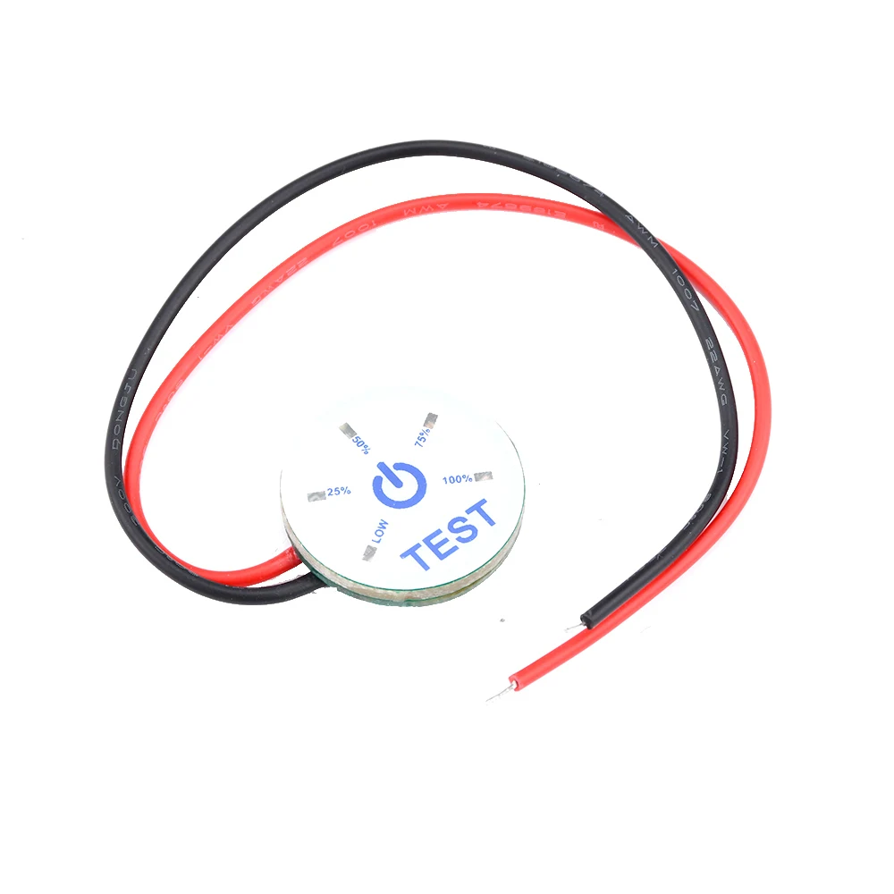 1S 2S 3S 4S 5S 6S 12V Lead-acid Battery power display round battery power indicator under voltage prompt anti reverse connection