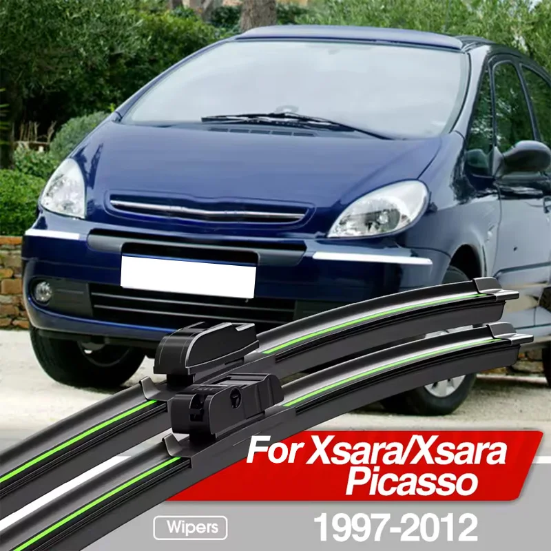 For Citroen Xsara Picasso 1997-2012 Front Windshield Wiper Blades 2pcs Windscreen Window Accessories 1998 2003 2008 2010