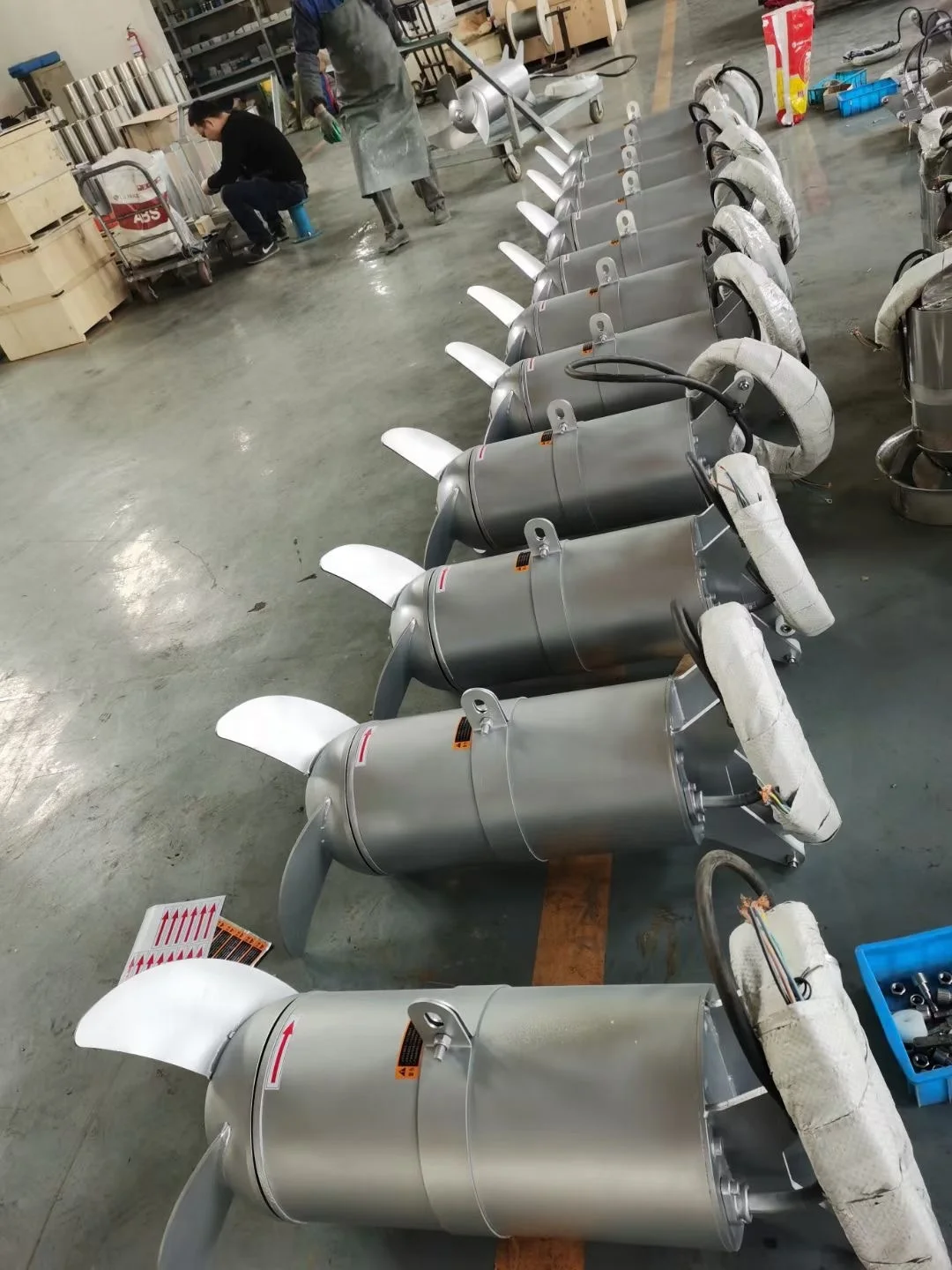 محرض الغوص الغاطس من النوع MA الأكثر مبيعًا مع مروحة منخفضة السرعة وحالة جديدة ومكون المحرك الأساسي #2