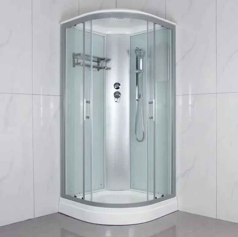 Integrated household bathroom Fan-shaped glass Simple partition Bath Enclosed bath Bath Room