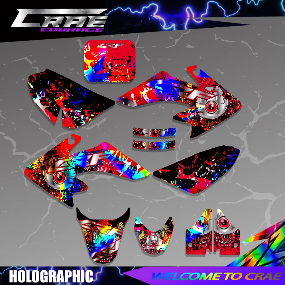 

Motorcycle Stickers Graphics & Backgrounds Decals Kits For Honda CRF50 CRF50F 2004 - 2012 2006 2007 2008 2010 2011 CRF 50 Custom