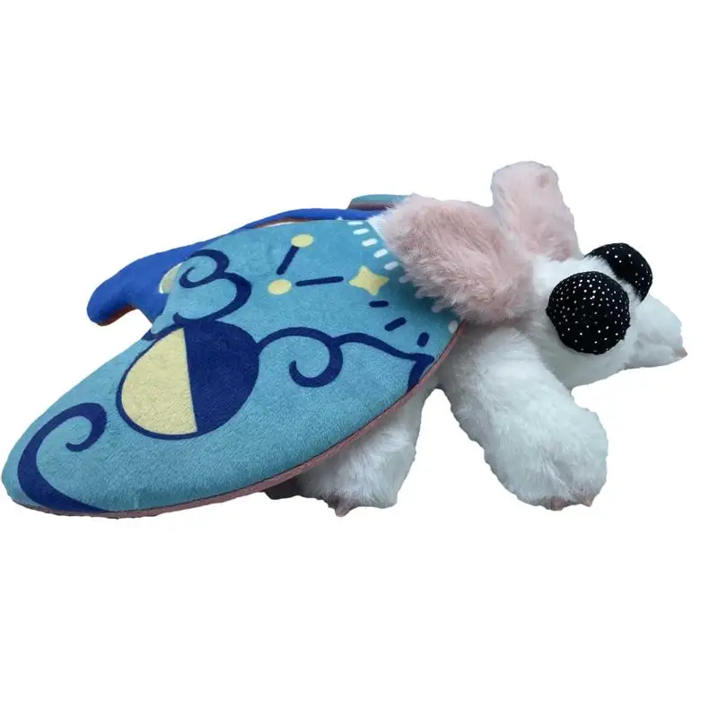 Plushie Moth Pillow Plush Moth Figure Stuffed Pillow Cartoon Toy Sofa And Bed Decoration Animal Plushies Soft For Children And