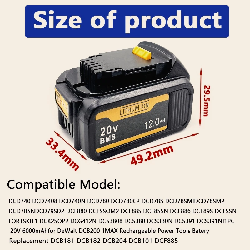 20V Li-Ion Battery …