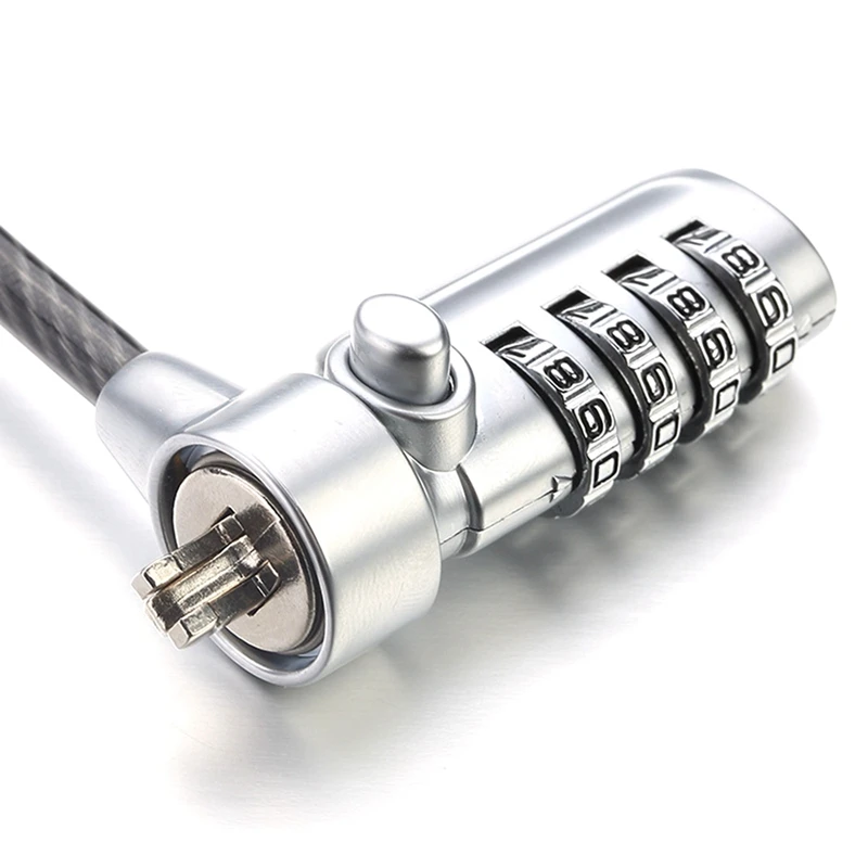 TTKK-candado antirrobo para ordenador portátil, candado de 2 metros de largo con contraseña, Monitor LCD, oferta