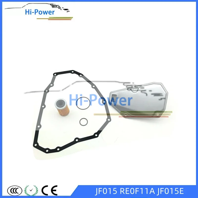 1set RE0F11A JF015E CVT Transmission Oil Filter Seal Pan Gasket Kit 31397-3JX0A 31726-3JX0A For Nissan Sentra Note Tiida