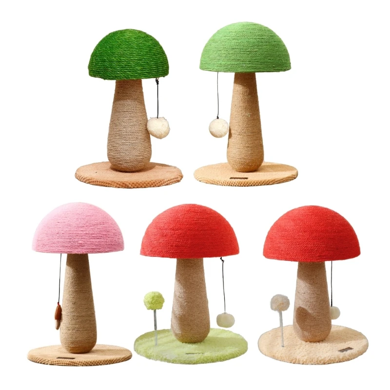 

dwan Indoor Climbing Tree Mushroom Teaser Cats Scratching Post Furniture Protectors