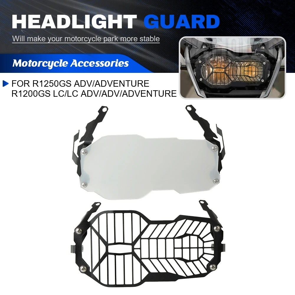 

For BMW R1250GS ADV/Adventure R1200GS LC/LC ADV/ADV/Adventure/Water Cooled Models Motorcycle Headlight Protector Cover Grill