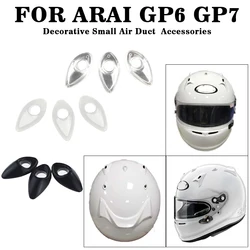 Per ARAI GP6 GP7 casco decorativo presa d'aria piccolo condotto dell'aria presa d'aria accessori per casco