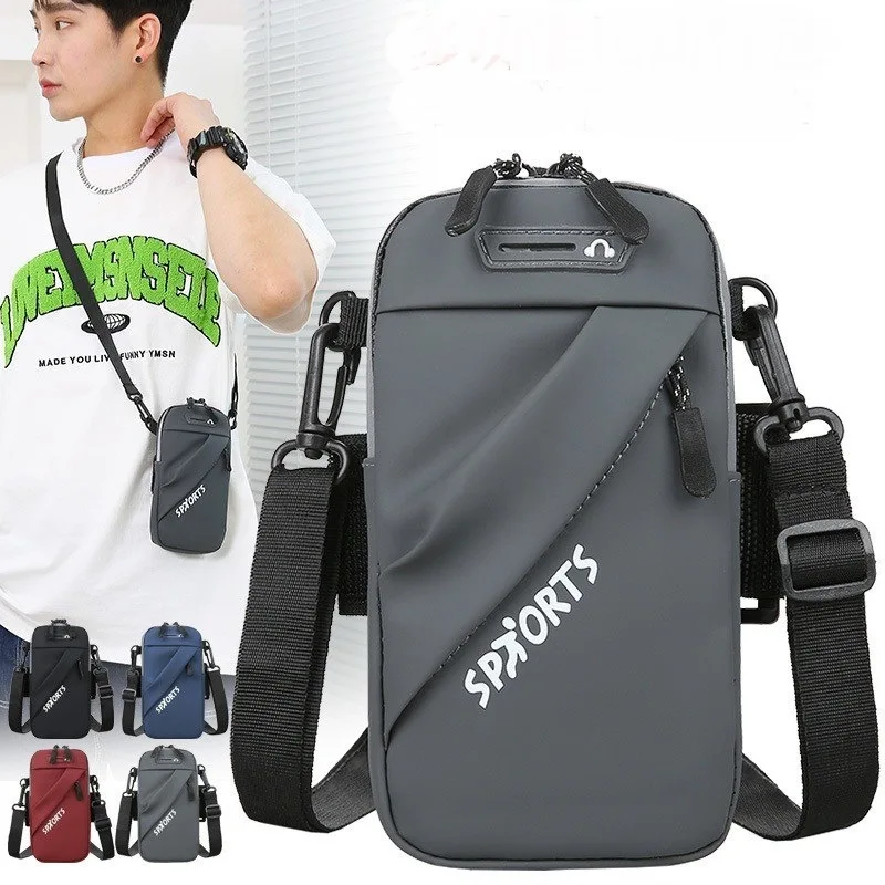 New Crossbody Bag for Men and Women Sports Fitness Mobile Phone Storage Bag