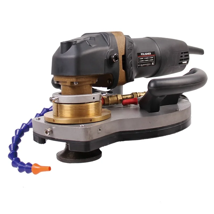 Pneumatic Wet Stone Polisher Air Sander Variable Speed for Granite Marble Quartz Concrete Countertop 5in Profile Router Machine