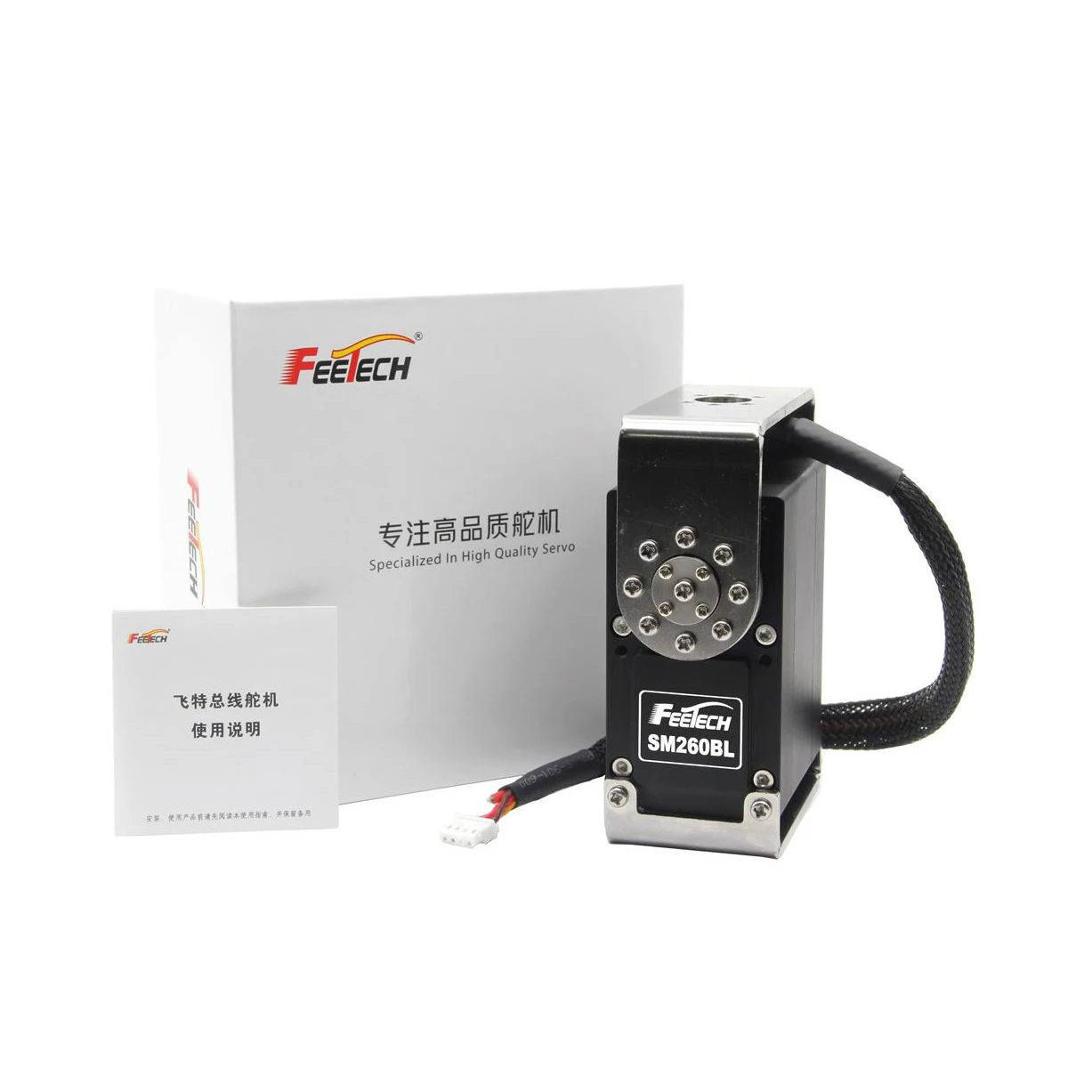 

SM260BL 24V 260kg RS485 Serial Bus Servo 360° Magnetic Encoder for RC